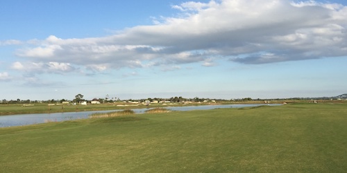 Water, bunkers and an interesting layout. Maroochy River is a nice golf course